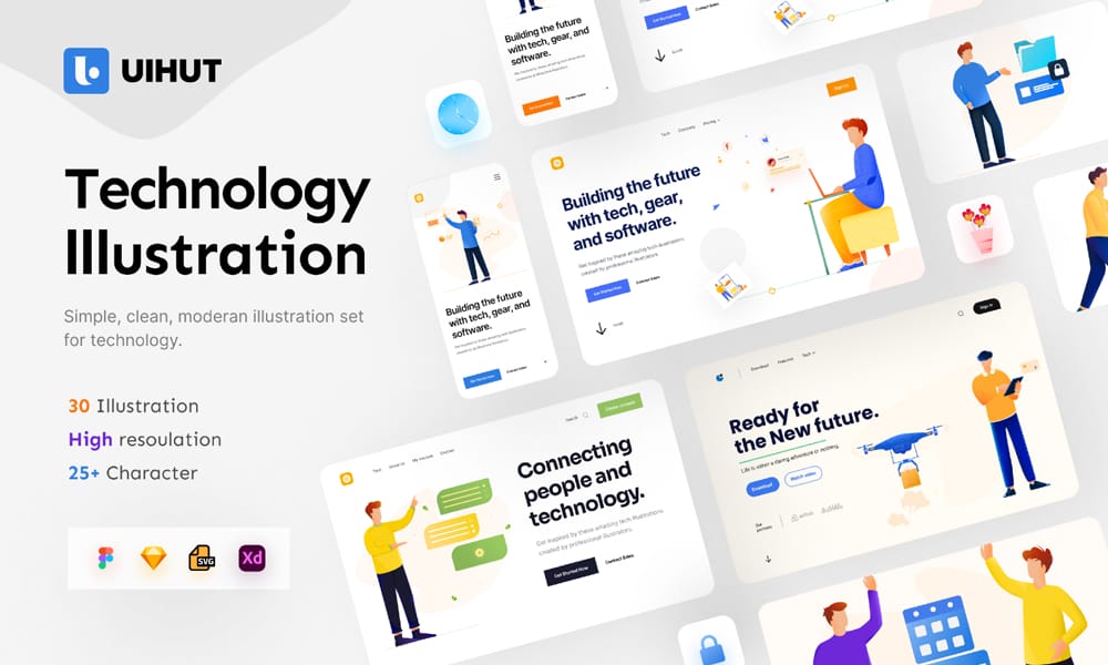 Technology Illustration Pack