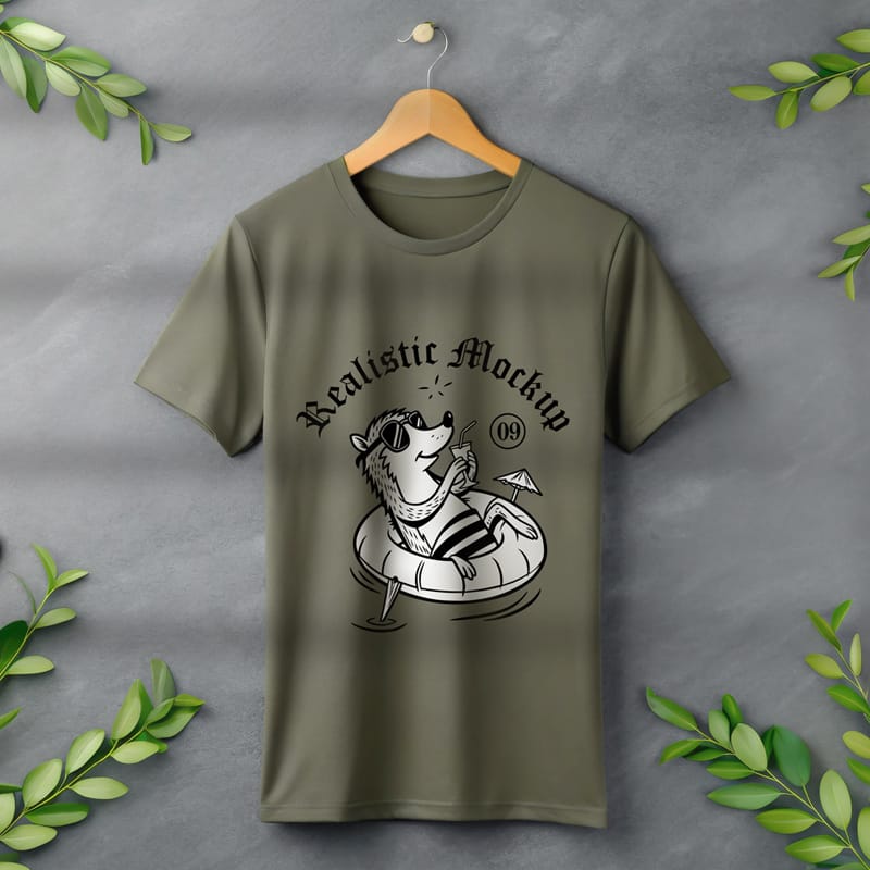 Unisex T-Shirt Mockup Template PSD