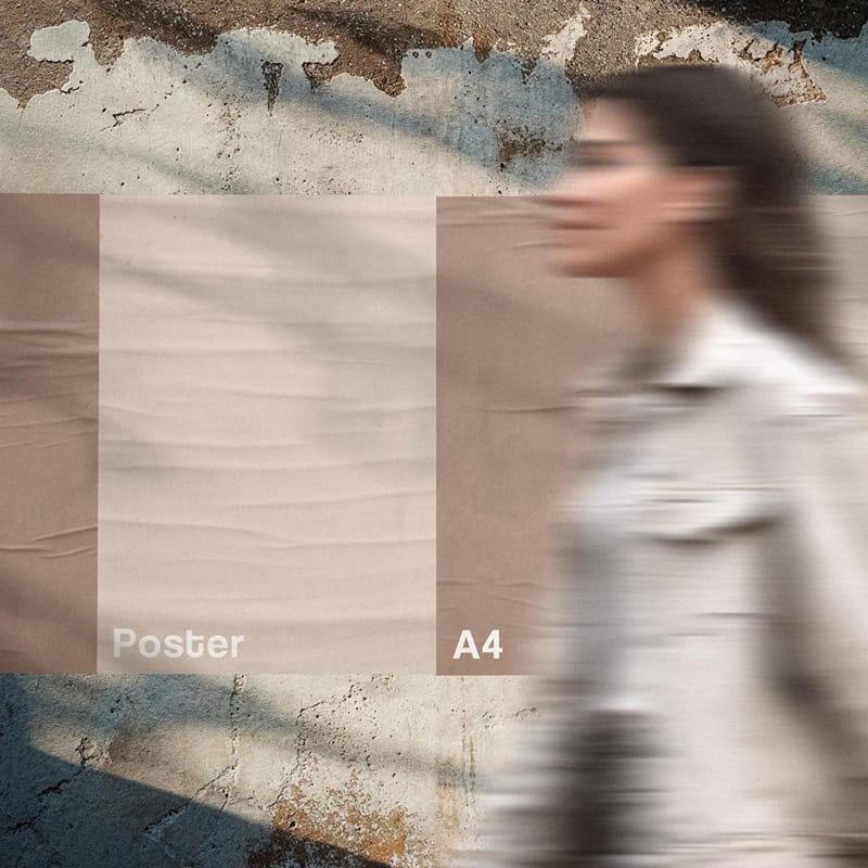 Wall Posters Mockup PSD