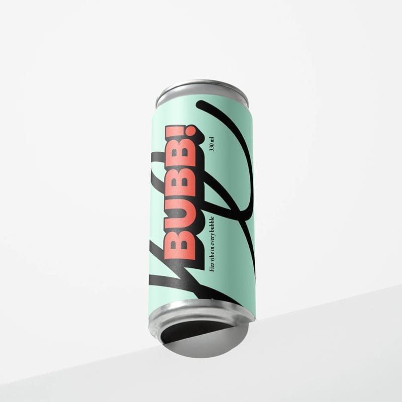 330ml Soda / Beer Can Mockup PSD