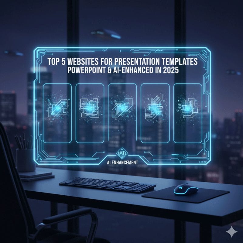 5 Websites for the Best PowerPoint and AI-Enhanced Presentation Templates