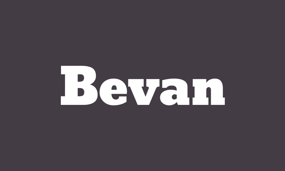 Bevan Font
