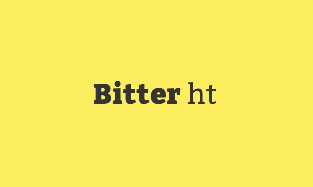 Bitter ht