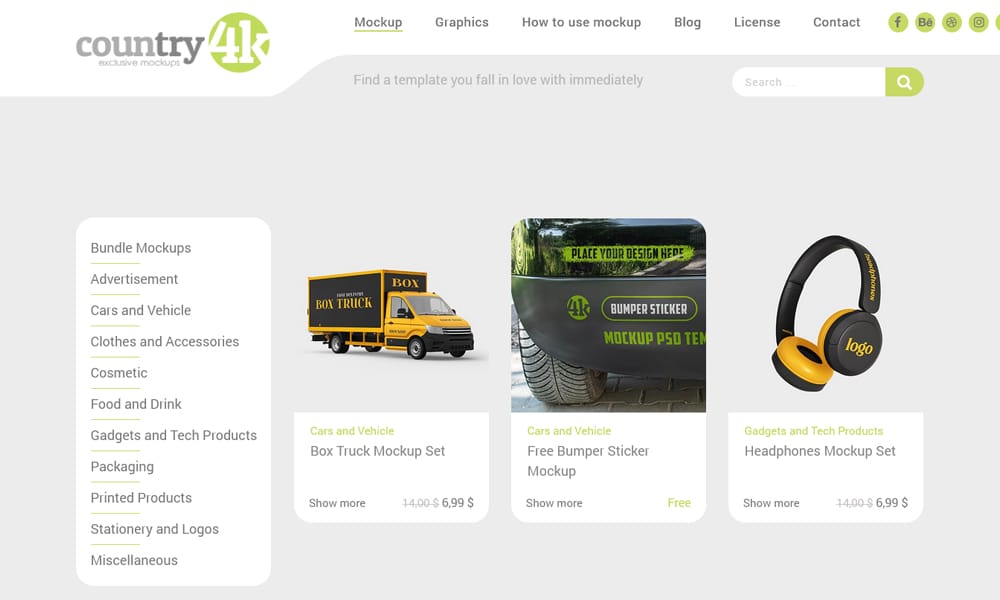 An ultra-HD free mockup from Country4k, specializing in high-resolution files.