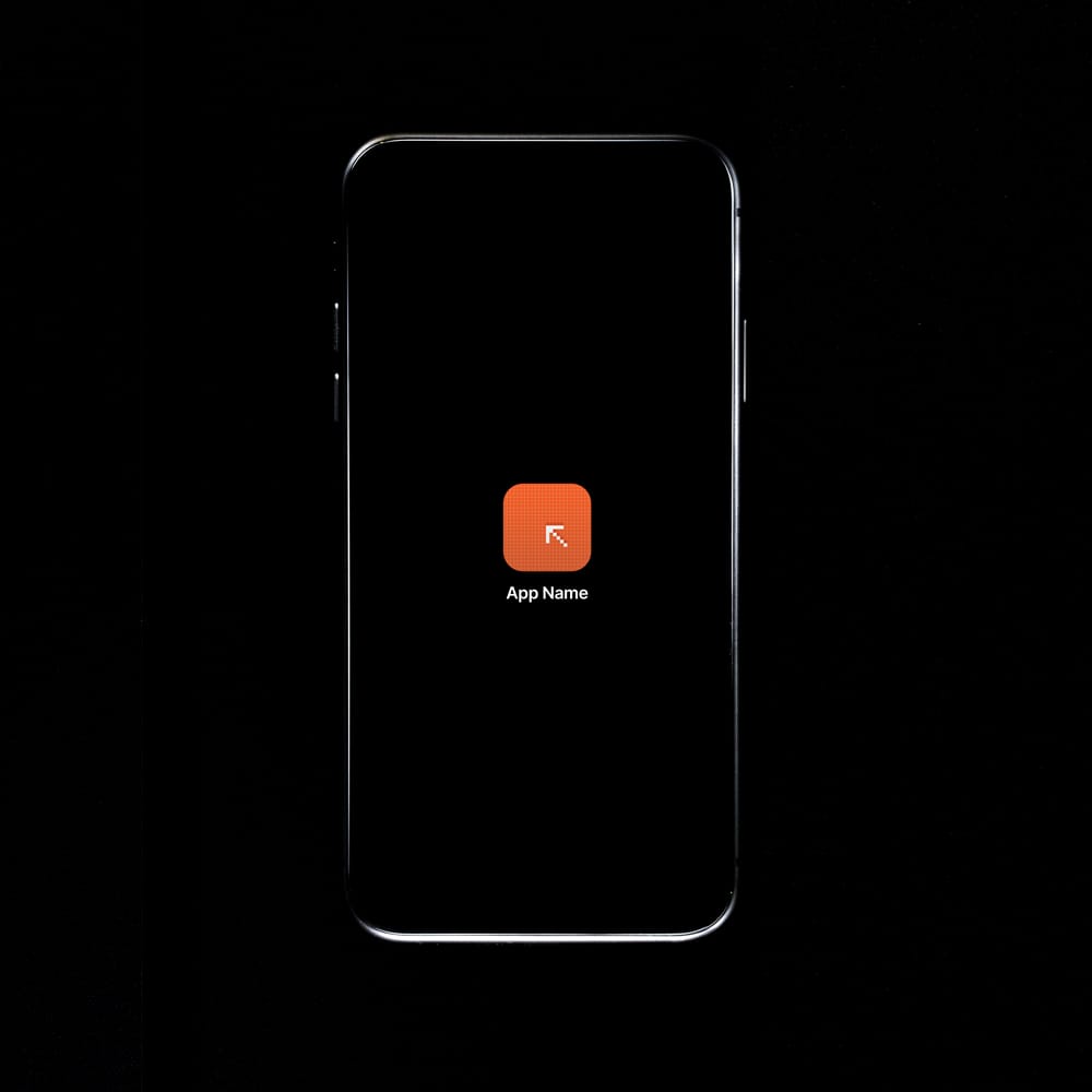 Free Front App Icon Mockup PSD
