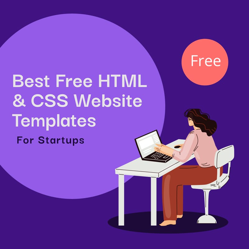  22 Best Free HTML & CSS Website Templates for Startups in 2025
