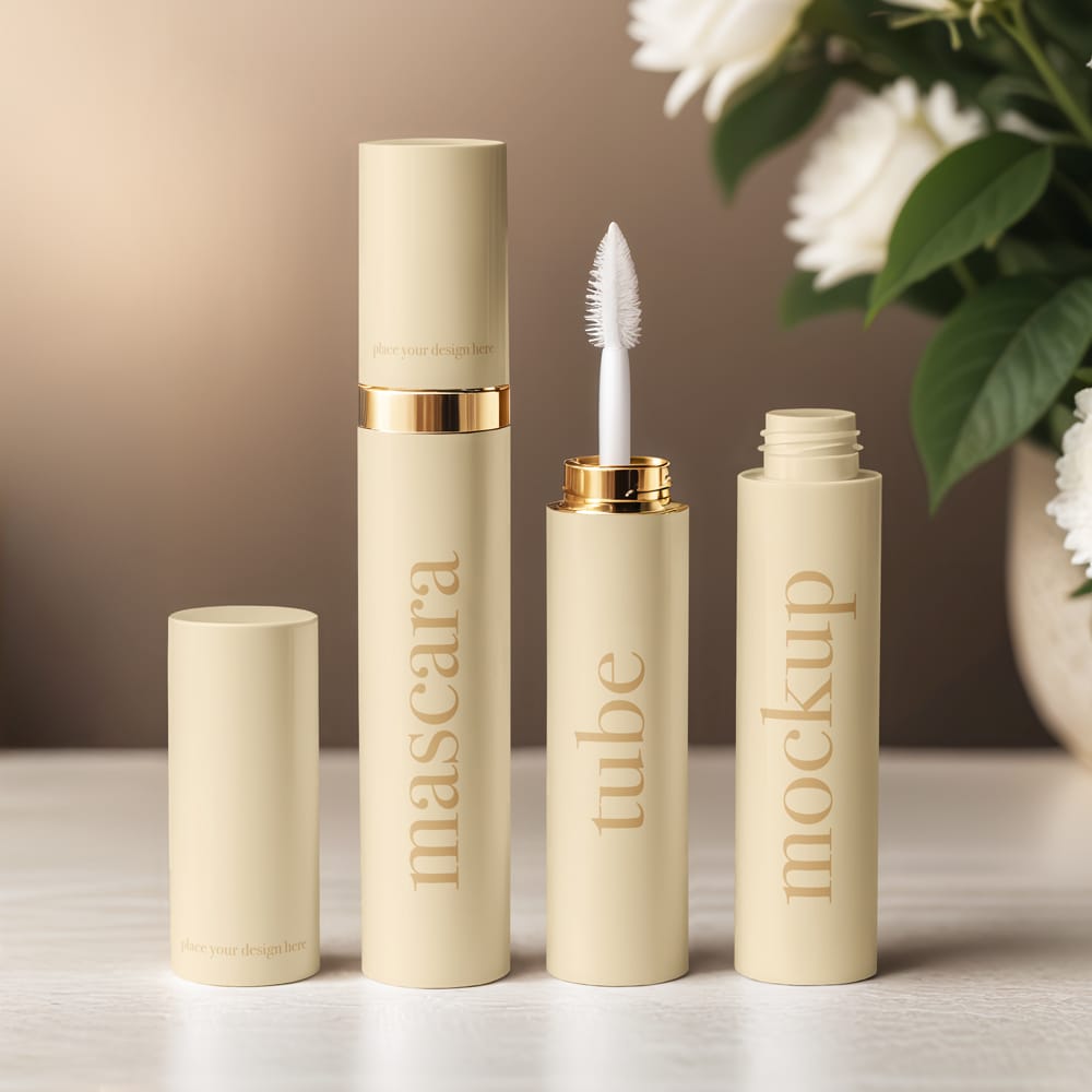 Free Mascara Tube Mockup PSD