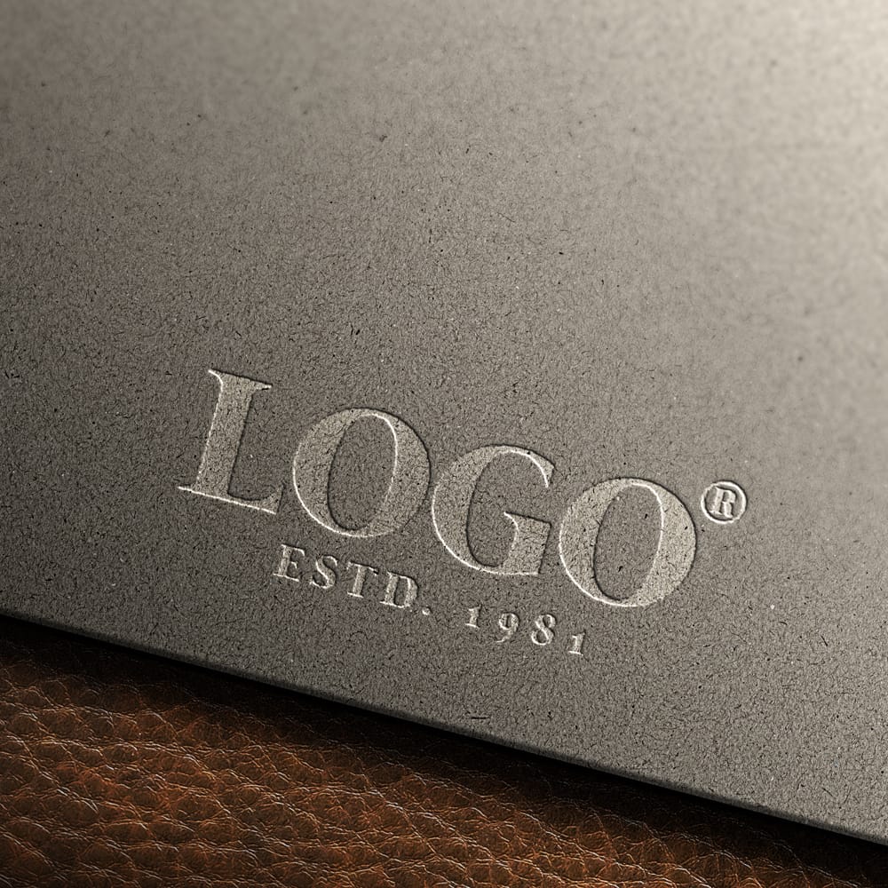 Free Premium Customizable Logo Mockup PSD