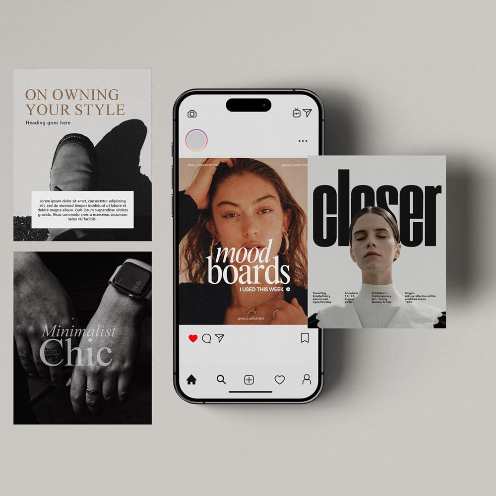 Free iPhone Display and Card Layout Mockup PSD