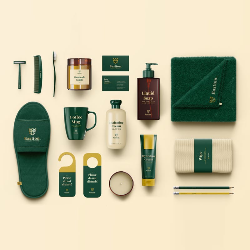 Hotel Branding Mockup Collection PSD