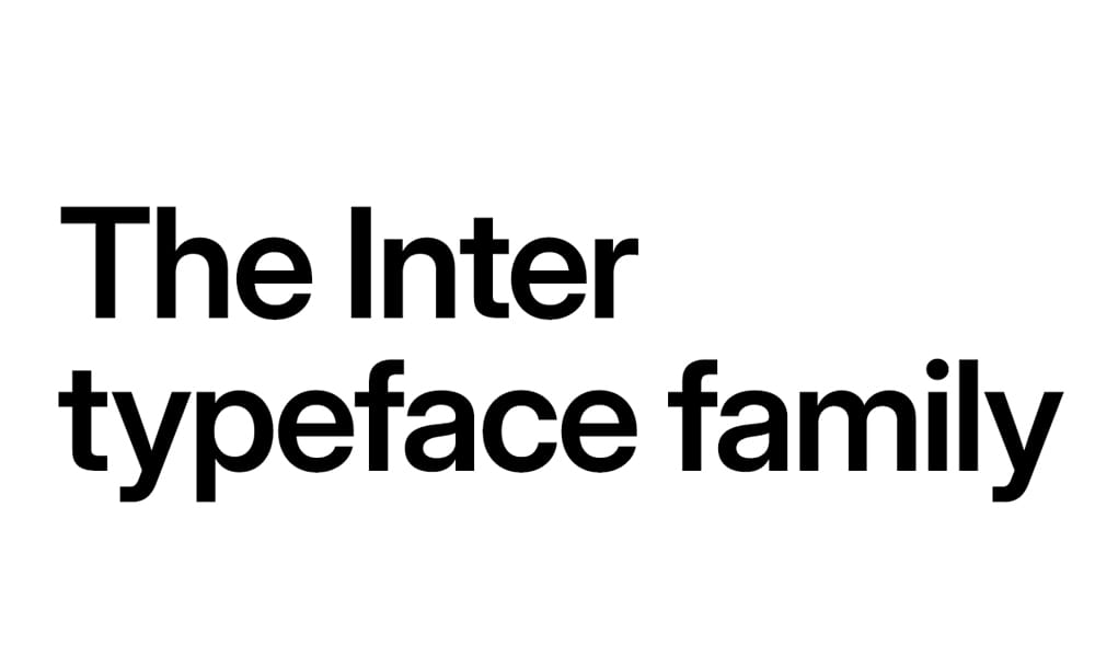 Inter Font