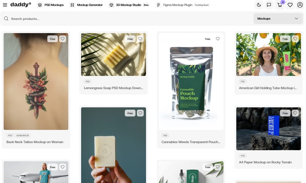 A free apparel mockup from Mockupdaddy, a specialist in clothing mockups.