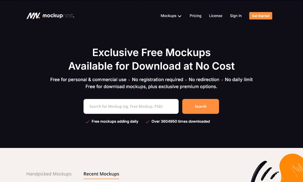 A carefully curated and high-quality free mockup from the selective library at Mockupnest.