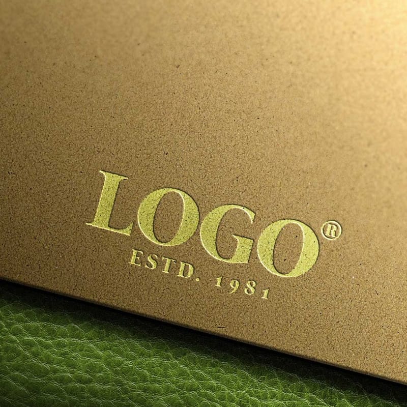 Premium Customizable Logo Mockup PSD