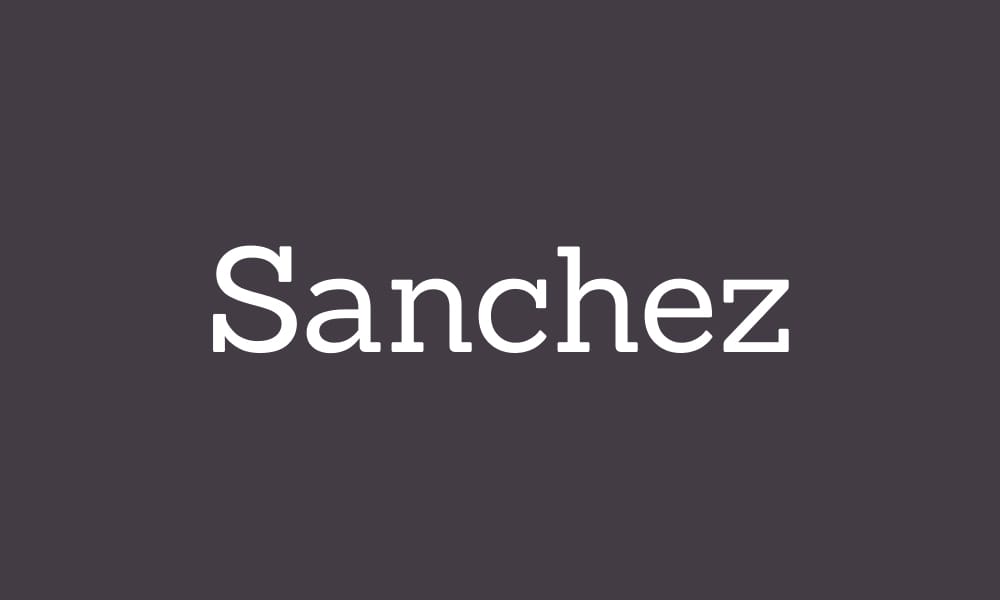 Sanchez Font