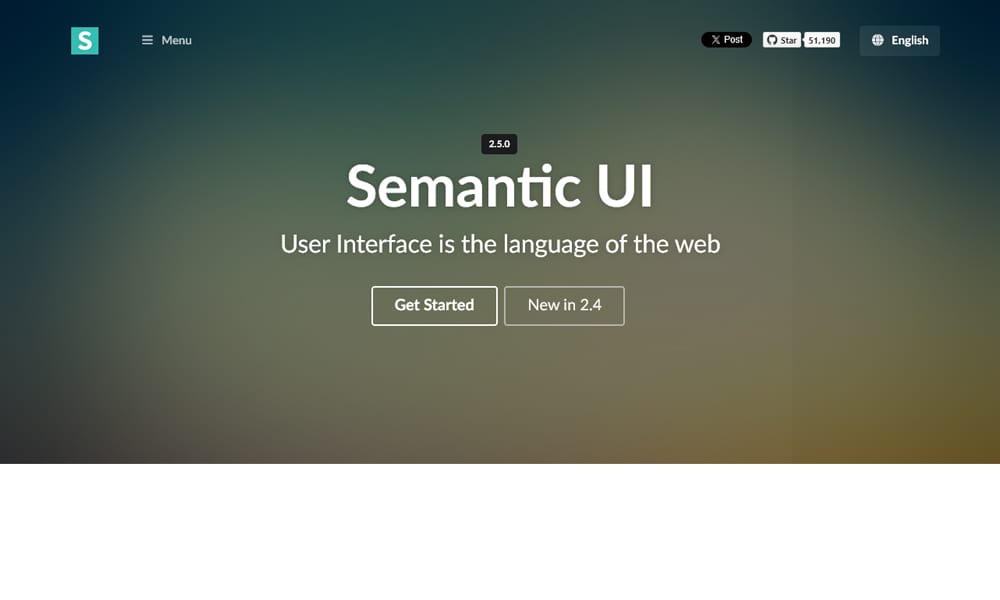 Semantic UI grid markup with readable class names