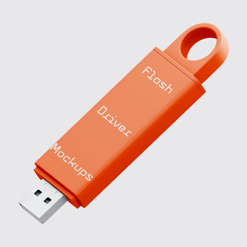 Storage Device Mockups PSD