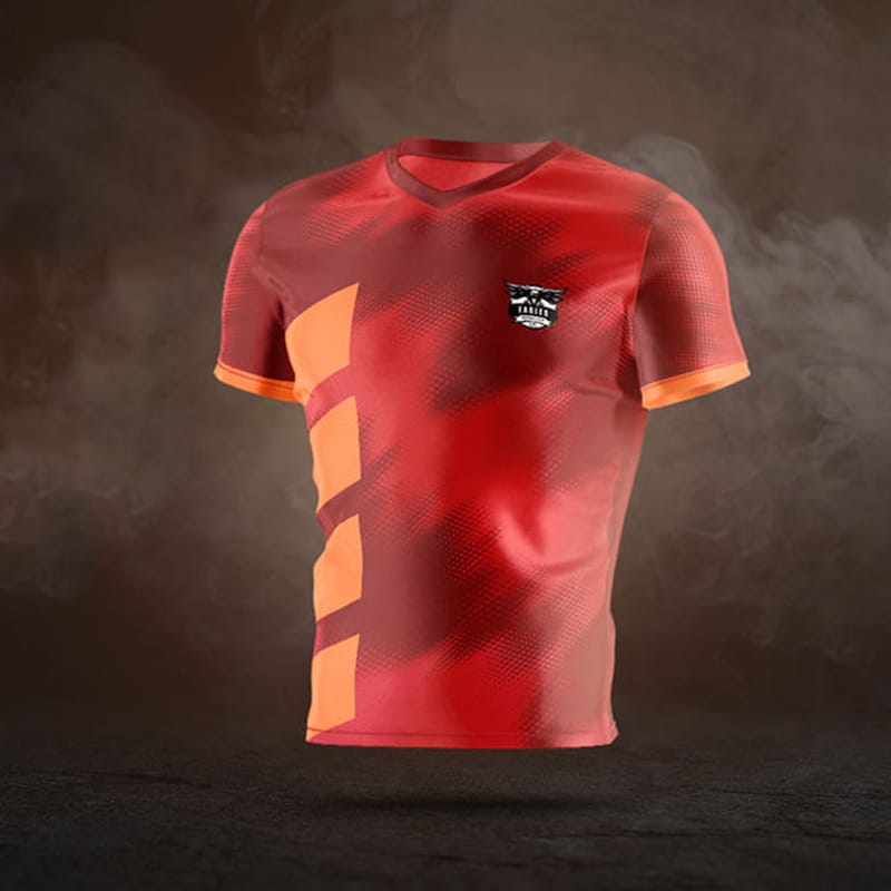 V-Neck T-Shirt Animated Mockup PSD