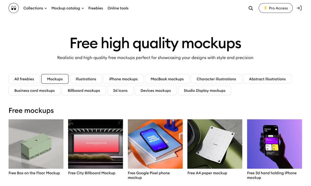 A quirky and creative free mockup from the stylish library at Wannathis.one.