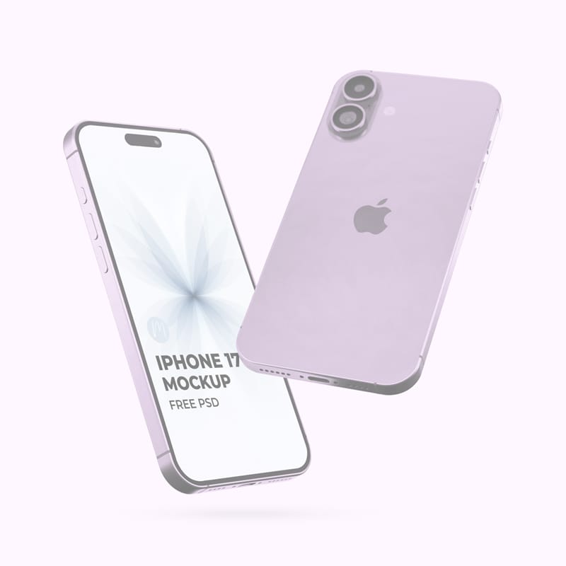 iPhone 17 Mockup PSD