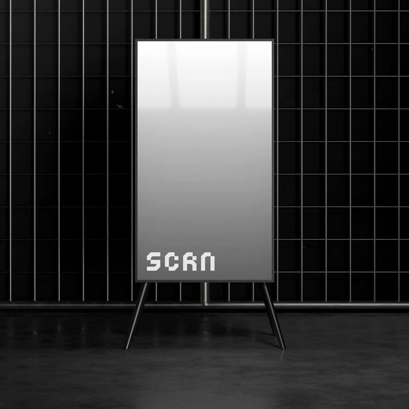 9:16 Glowing Screen Mockup PSD