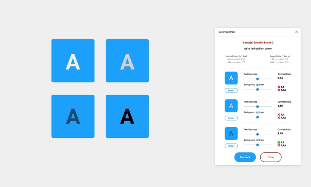 A11y Color Contrast Checker