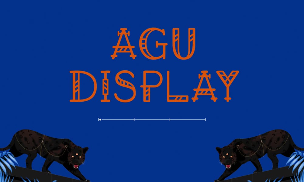 Agu Display Font