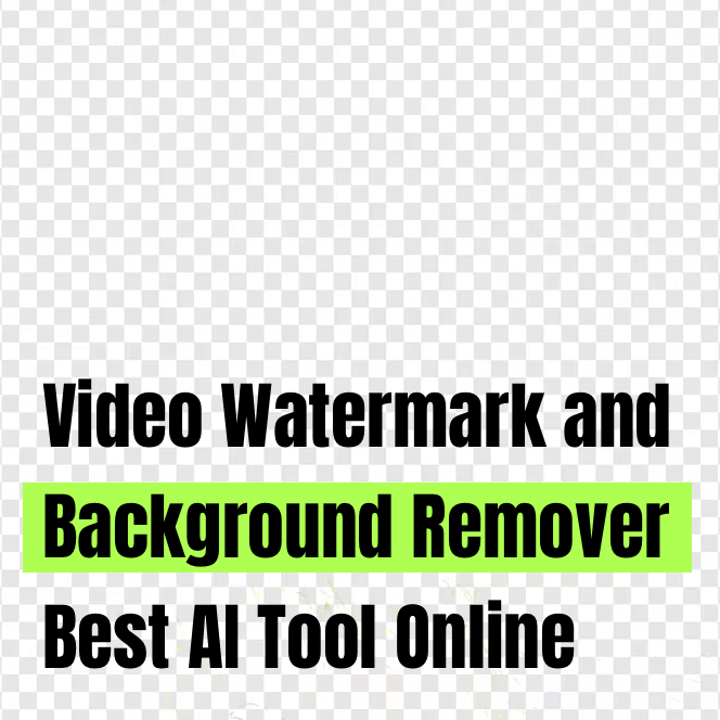 Video Watermark and Background Remover Best AI Tool Online