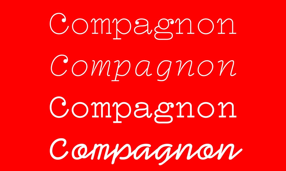 Compagnon Typeface