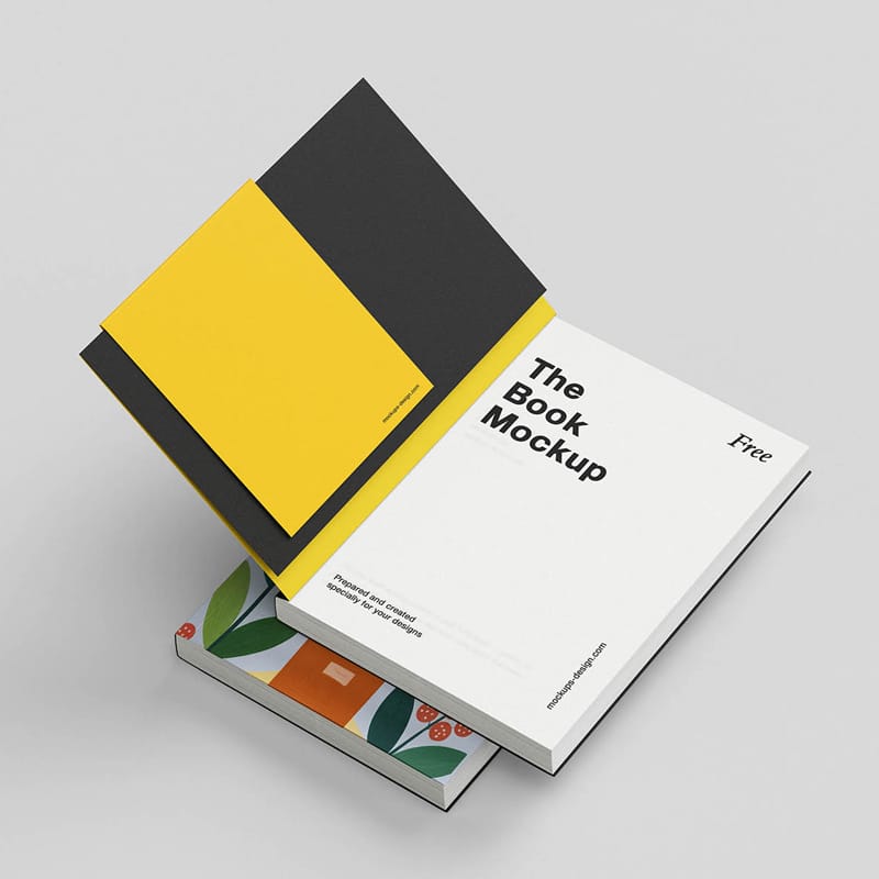 Elegant Belly Band Book Mockup PSD