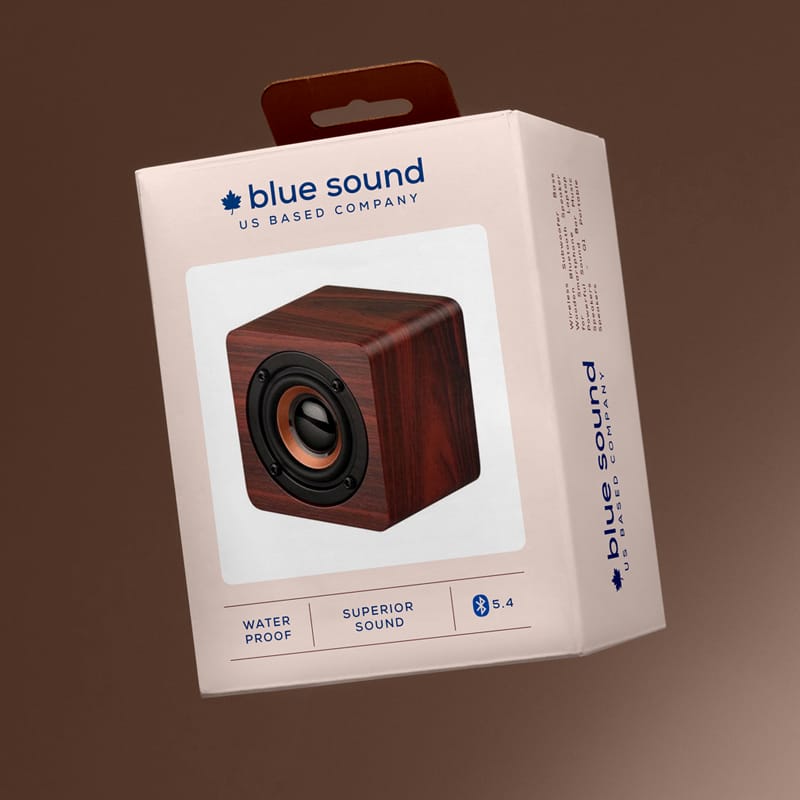 Floating Product Packaging Box Mockup PSD