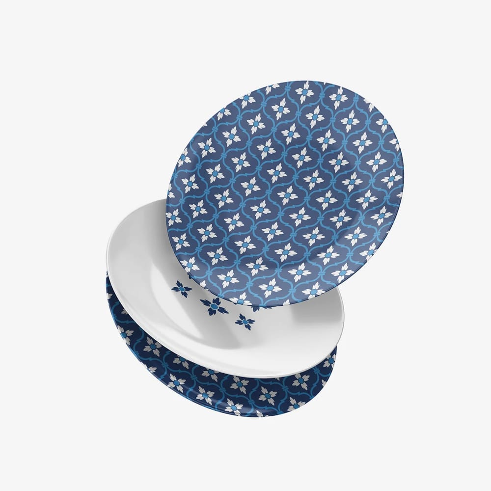 Free Ceramic Plates Mockup PSD