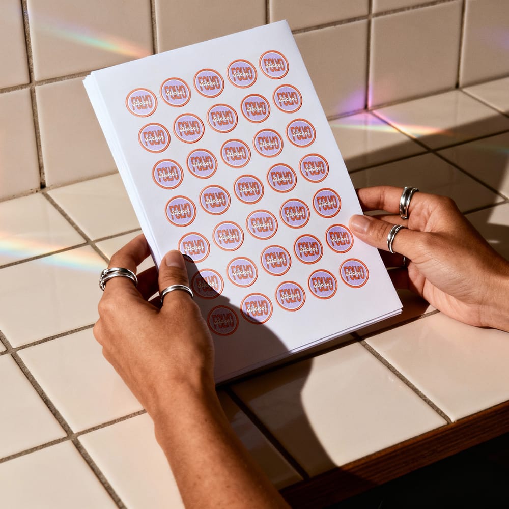 Free MXT Sticker Label Sheet Mockup PSD