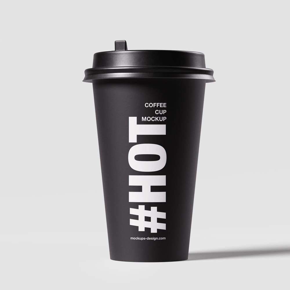 Free Minimal Coffee Cup Mockup PSD