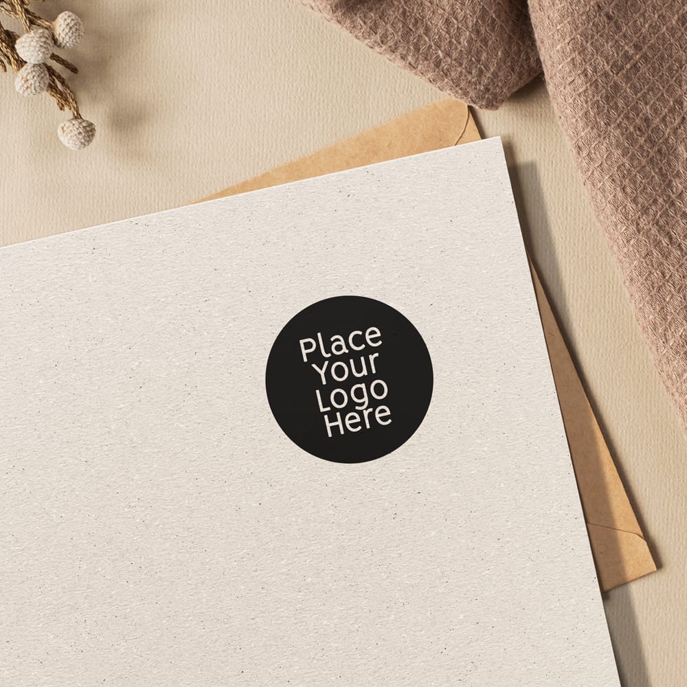Free Paper Logo Mockup Template PSD