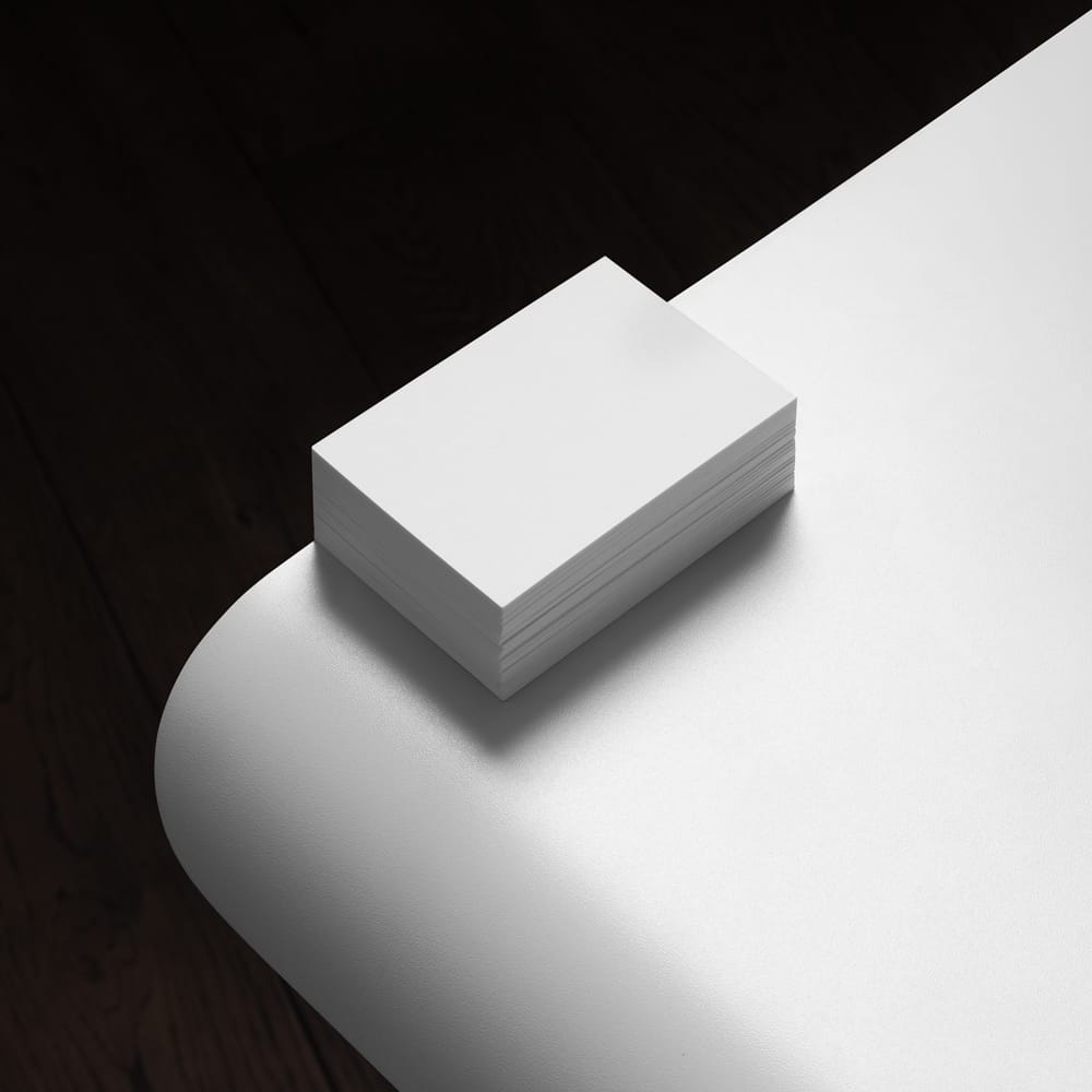 Free Slash Series Business Cards Mockup PSD