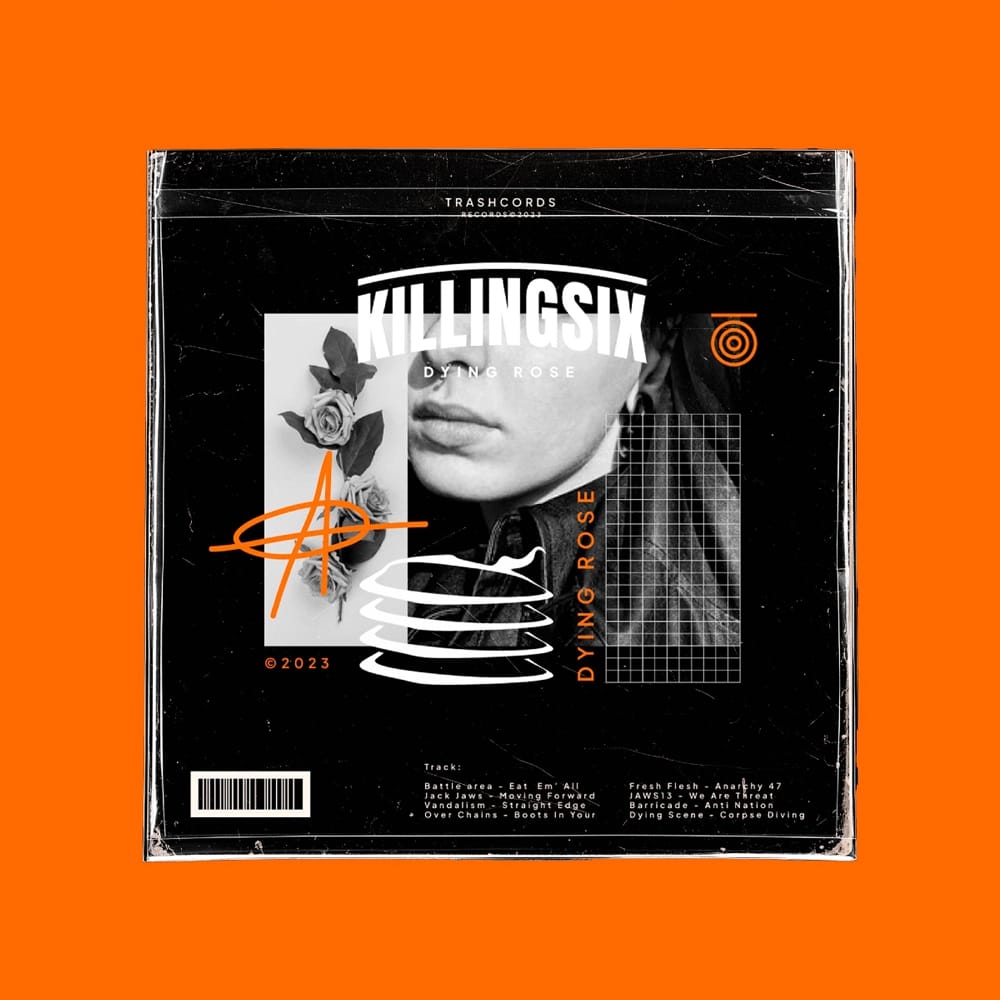 Free Vinyl Cover Mockup with Plastic Sleeve PSD