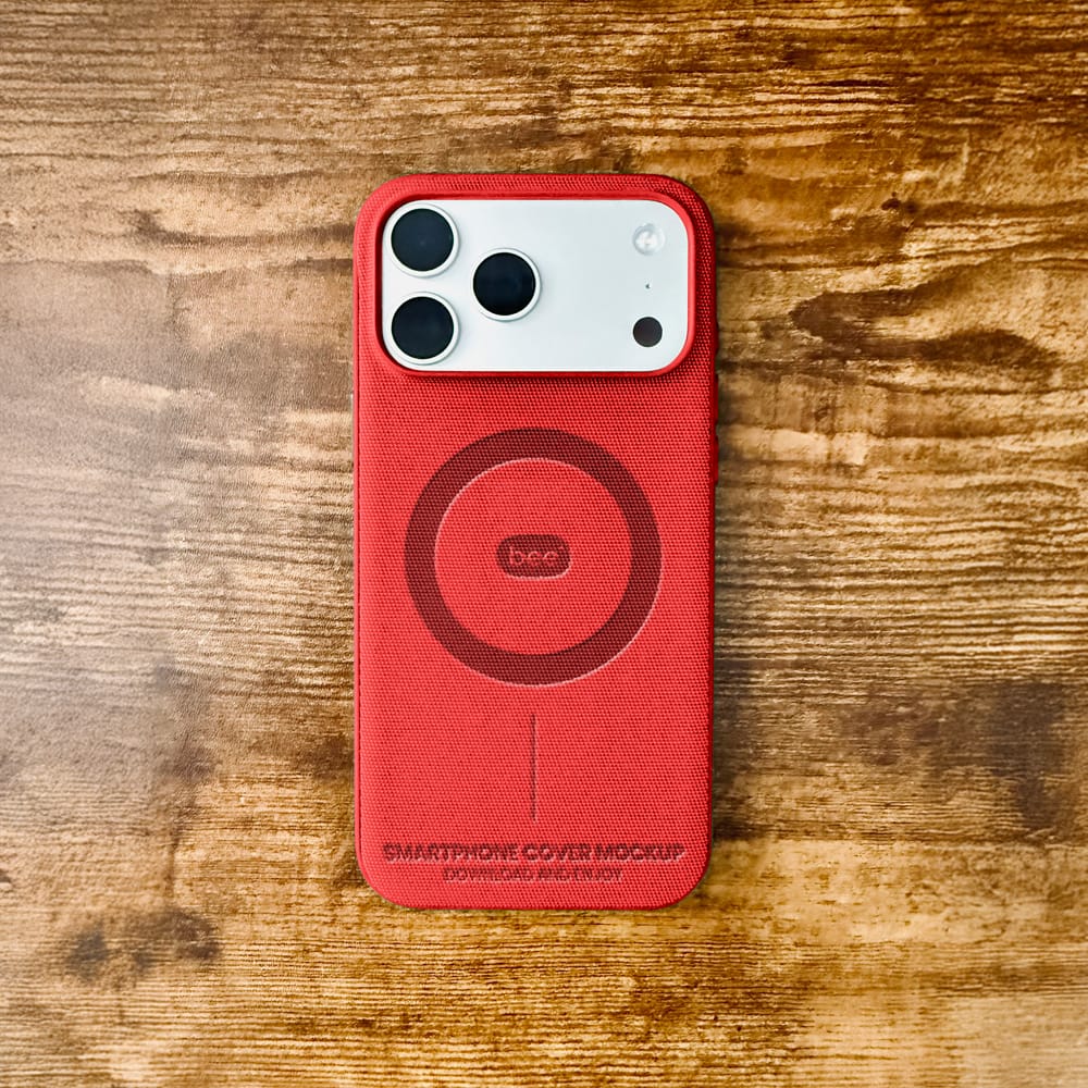 Free iPhone 17 Pro Cover Mockup PSD