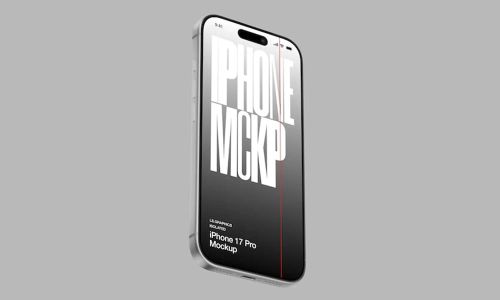Free iPhone 17 Pro Mockup Series PSD