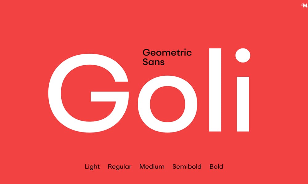 Goli Typeface