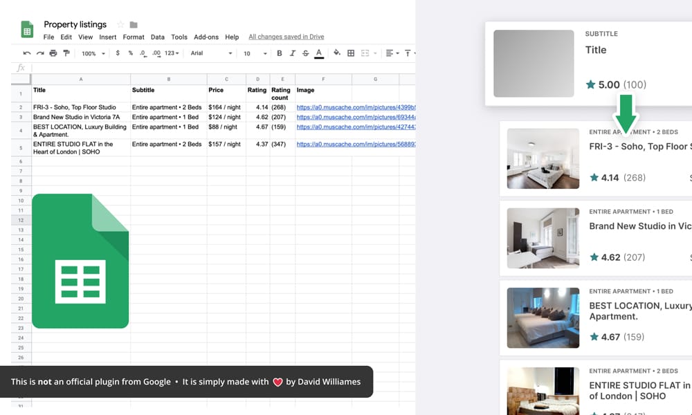 Google Sheets Sync
