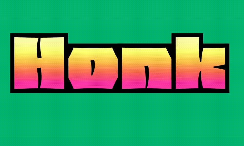 Honk Font