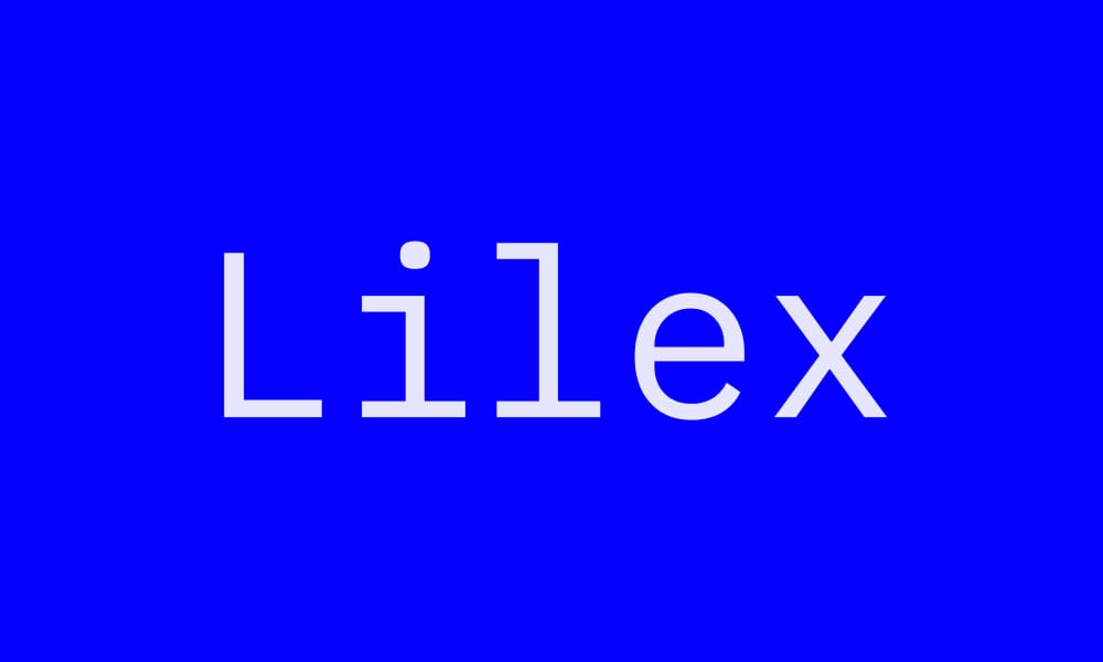 Lilex Font