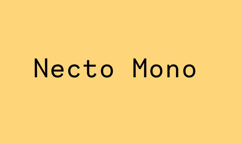 Necto Mono