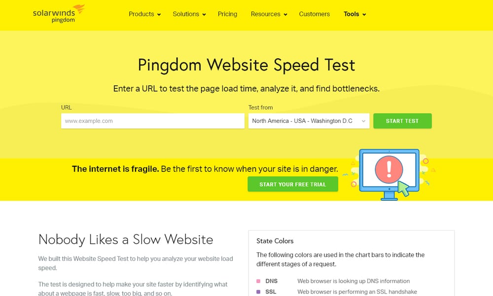 Pingdom Tools