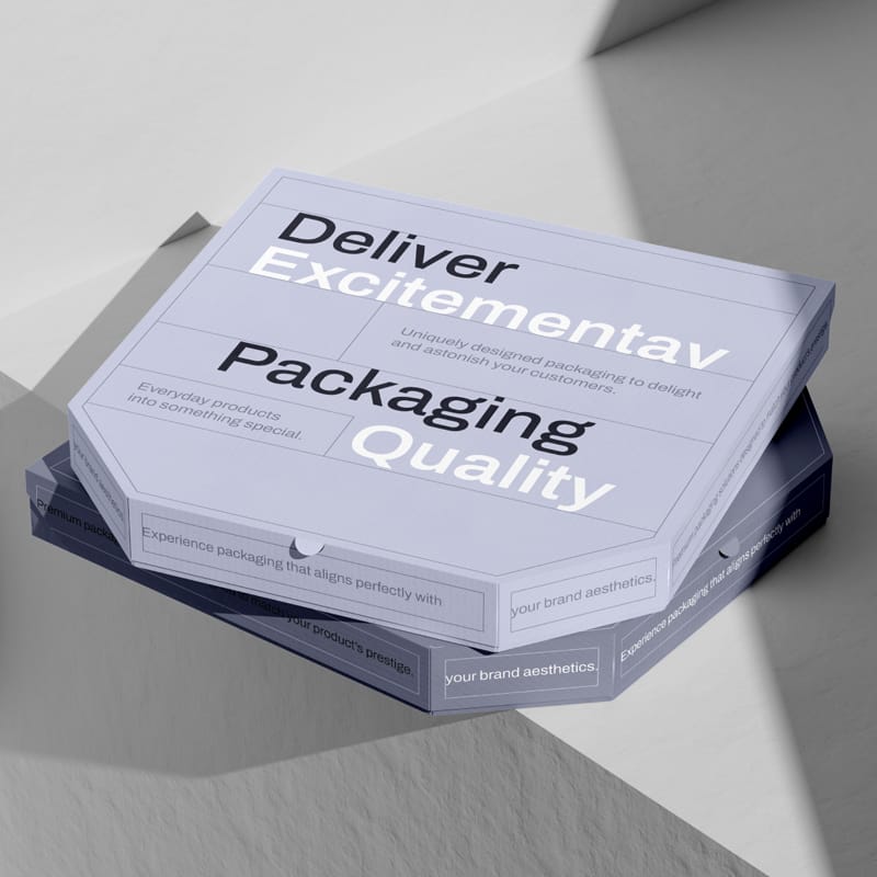 Pizza Packaging Mockup PSD