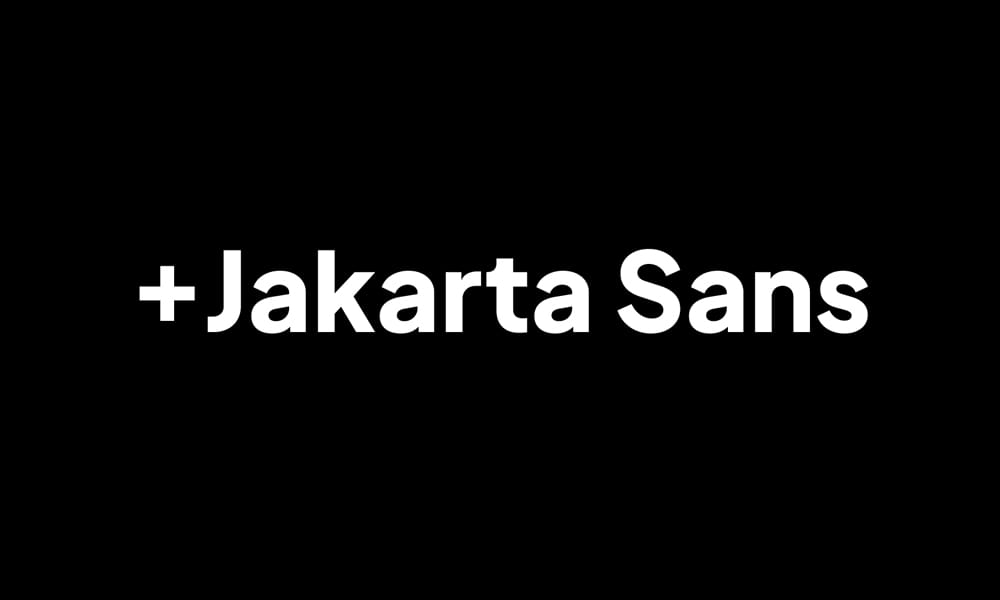 Plus Jakarta Sans