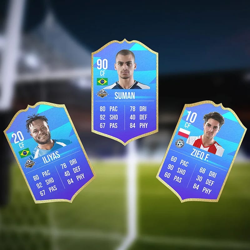 Soccer Personalized Badge Mockup PSD