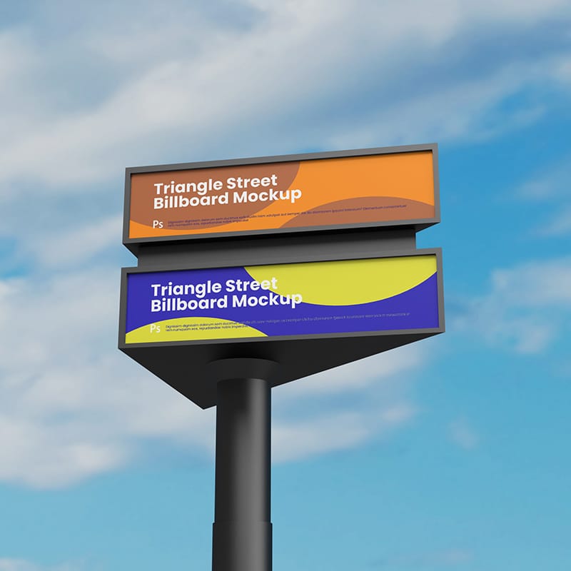 Store Billboard Mockup PSD