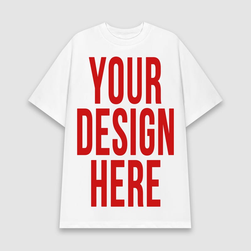 Streetwear Oversized T-Shirt Mockup PSD